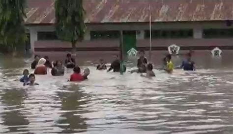 Banjir 1 Meter Rendam Ratusan Rumah Di Pinrang Usai Diguyur Hujan Semalaman