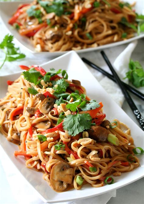 Spicy Thai Peanut Noodles Recipe Thai Peanut Noodles Spicy Thai Peanut Noodles