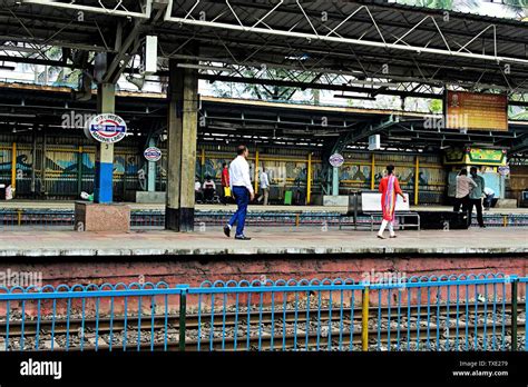 marine lines railway station, Mumbai, Maharashtra, India, Asia Stock ...