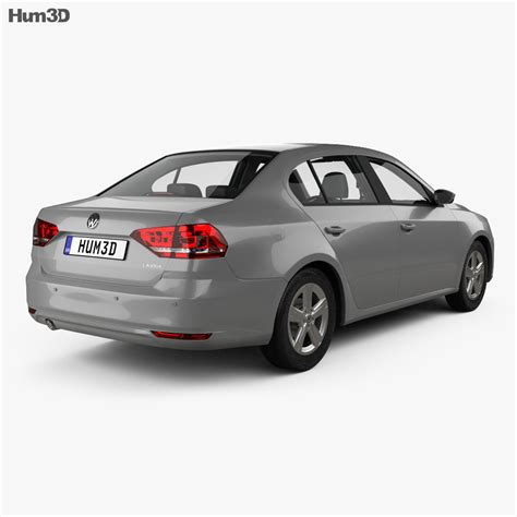 Volkswagen Lavida sedan with HQ interior 2017 3D model - Vehicles on Hum3D