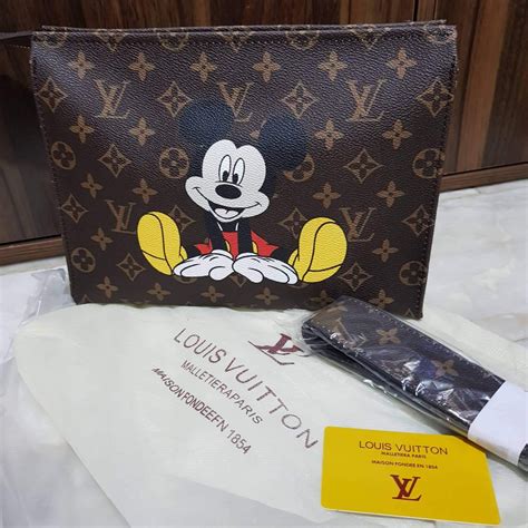 Lv Mickey Mouse Cross Body Bag On Carousell