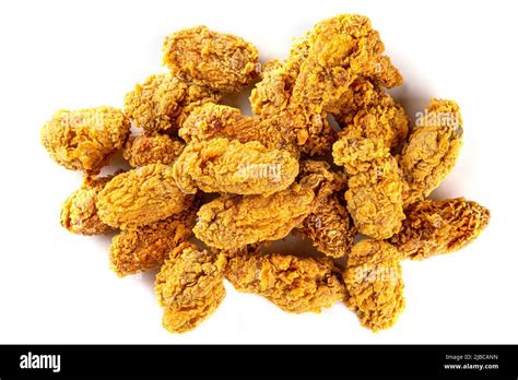 Isolated fried fast food chicken wings Stock Photo - Alamy