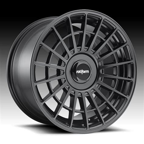 Rotiform LAS R R142 Matte Black Custom Wheels Rims LAS R R142