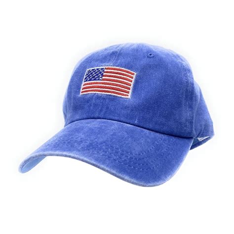 Empire Cove Washed Usa Flag Cotton Baseball Dad Caps Patriotic Hats