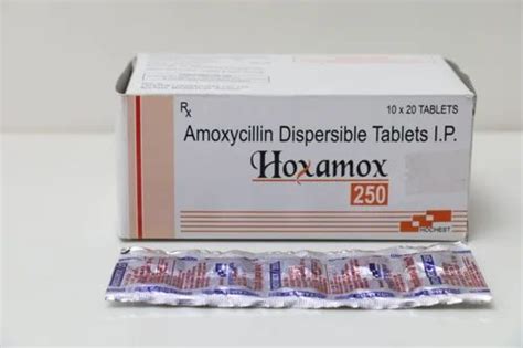 Amoxicillin Dispersible Tablets For Analgesics And Pain Relief