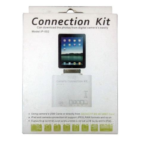 Camera Connection Kit 5+1 для Ipad и Ipad 2 картридер (ID#1661059386 ...