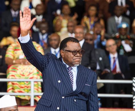 BREAKING : Namibian President Hage Geingob Dies at 82