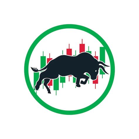 Premium Vector Financial Bull Logo Design Trade Bull Chart Finance Logo