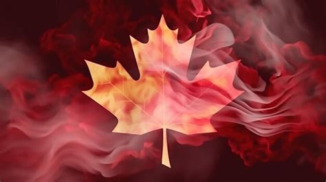 Premium Photo | Canadian day with canadian flag