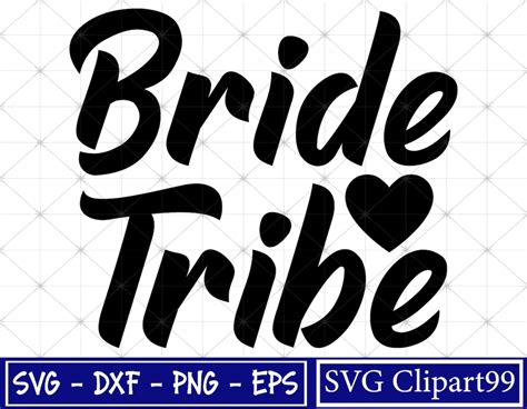 Bride Tribe Svg Drôle De Mariée Svg Chemise De Mariée Svg Bride Squad Svg Bridal Party Svg