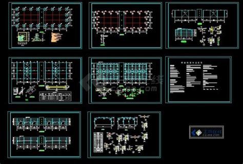某厂房全套钢结构图纸工业建筑土木在线