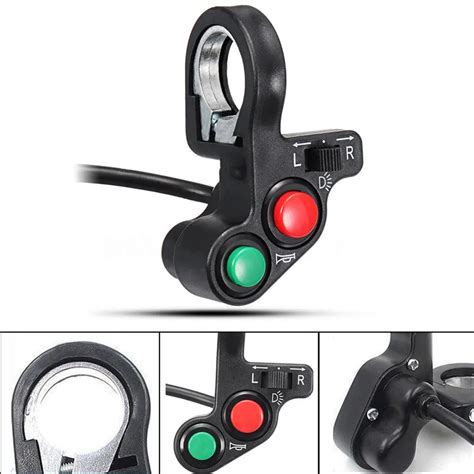 Bc7c Motorcycle Horn Turn Signal Light Switch For 7 8 Handlebar Dirt