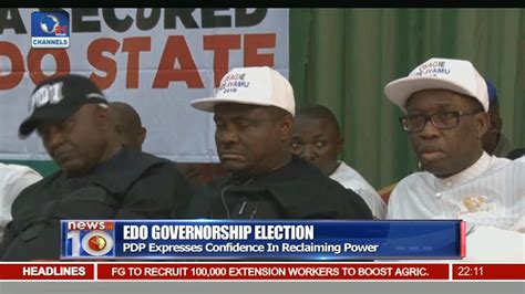 Edo Gov Ship Election PDP Expresses Confidence In Reclaiming Power