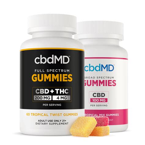 CBD Gummies for Sleep, Stress Relief & Wellness | cbdMD