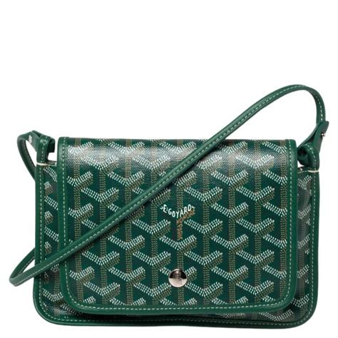 Goyard Green Goyardine Coated Canvas Plumet Crossbody Bag Goyard The