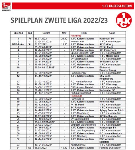 1 Fck Eröffnet Zweitligasaison 2022 23 Spielplan