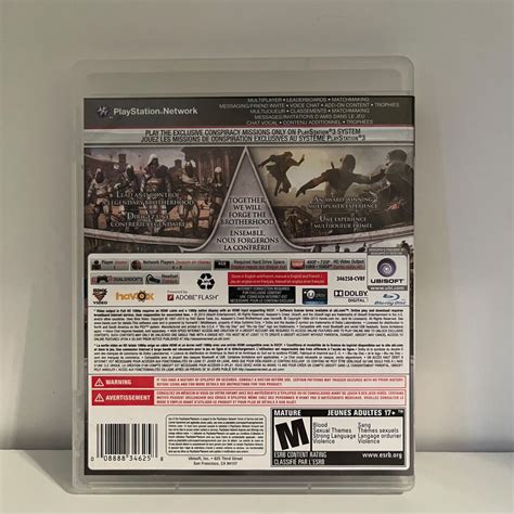 Assassins Creed Brotherhood Ps3 Cib Tested W Manual Playstation 3 2010 Ebay