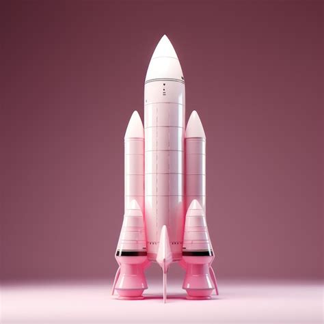 Free Ai Image View Of 3d Space Rocket Model