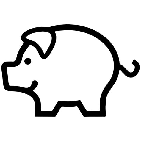 Pig Outline SVG Free