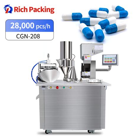 Semi Auto Siemens PLC Control Powder Pill Capsule Filling Machine