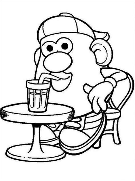 Mr Potato Head Coloring Pages