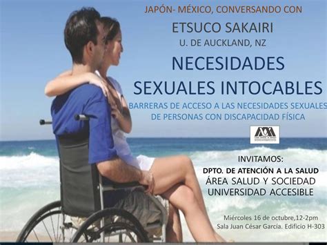 Conferencia Necesidades Sexuales Intocables Barreras De Acceso A Las