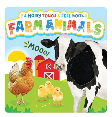 Farm Animals: A Noisy Touch and Feel Sound Book - Little Hippo Books