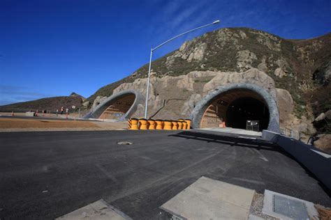 Tunnel ahead: California conquers Devil's Slide - Traffic Sign Blog ...