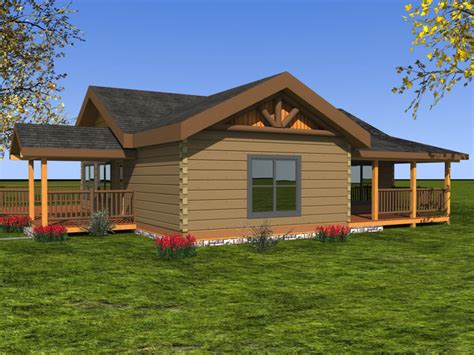 Log Homes from 1,250 to 1,500 Sq Ft - Custom Timber Log Homes