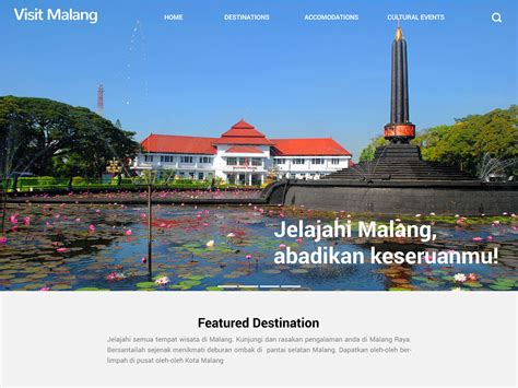 Malang Intregated City Tourism by Rifqy Zeydan on Dribbble