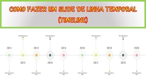 Powerpoint Como Fazer Um Slide De Linha Temporal Timeline