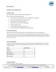 SITXCCS008 Briefing Report Template Docx Blue Healer Spa Customer