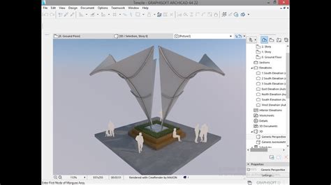 Tutorial Archicad Creating A Tensile Structure With The Shell Tool