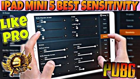 Ipad Mini Best Sensitivity Like Pro Sensitivity For Pubg Mobile