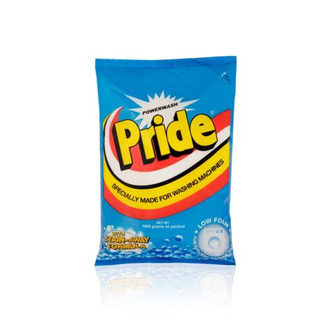 Pride Laundry Detergent Powder Power Wash Machine Wash 1000g Shopee