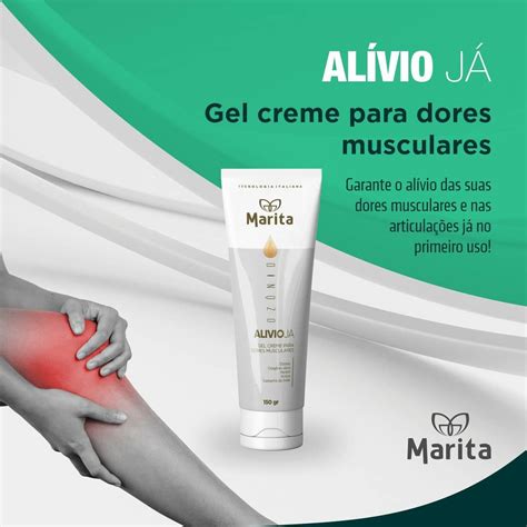 Gel Creme Para Dores Musculares Articula Es Ozonizado Alivio J