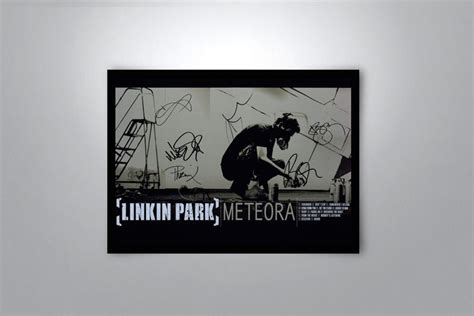 Linkin Park Meteora - Signed Poster + COA – Poster Memorabilia