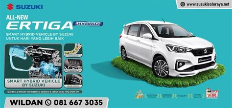 Harga Dan Spesifikasi Suzuki All New Ertiga Hybrid Solo