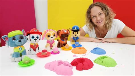 Süper Kahramanlar Nicole Paw Patrol oyuncaklar için kinetik kumdan