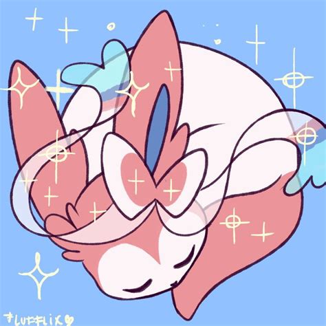 Sylveon Sleep Pokemon Bonitos Pokemon Animado Arte Pokemon