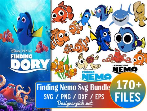 Finding Nemo Svg Bundle Best Quality Design Bundle