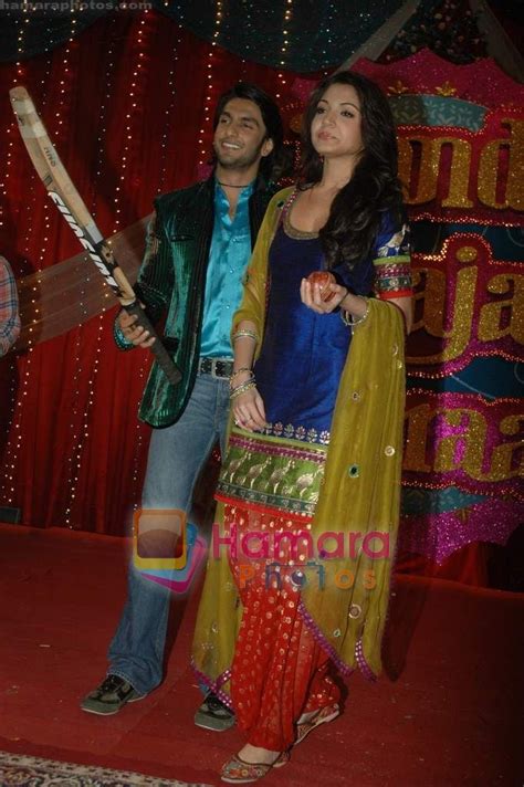 Anushka Sharma And Ranveer Singh At Band Baaja Baraat Promo Shoot For