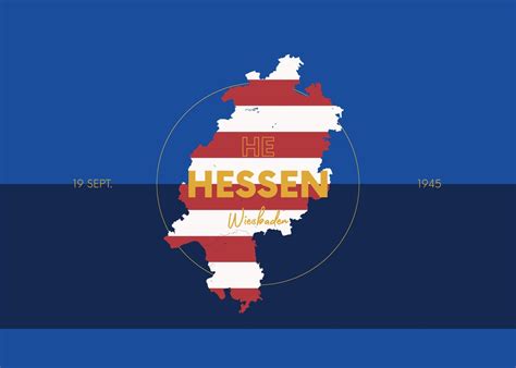 hessen map germany poster picture metal print paint  dkdesign