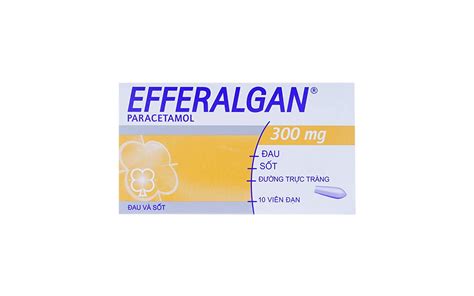 Thuốc Efferalgan 300Mg Bristol Trị Đau Đầu Cúm Đau Răng Hộp 10 Viên