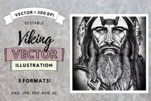 Viking Vector Illustration AI Png Graphic By Dremari Graphics