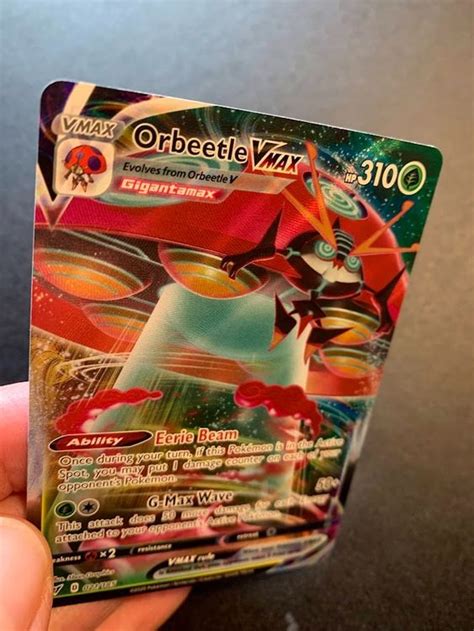 Pokemon Card Carte Karte ORBEETLE Vmax Kaufen Auf Ricardo