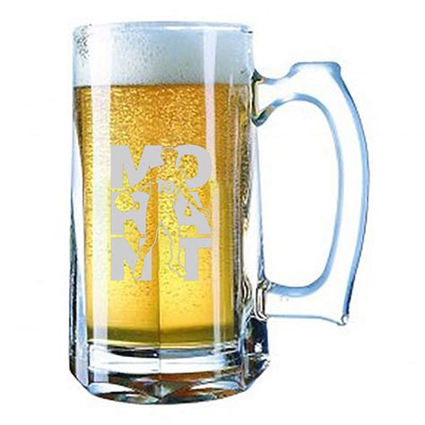 Personalized Glass Beer Mugs