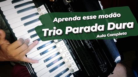 Como Tocar LUZ DA MINHA VIDA Solo Trio Parada Dura Aula De Acordeon