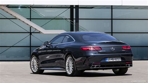 2018 Mercedes AMG S65 Coupe Color Anthracite Blue Metallic Rear