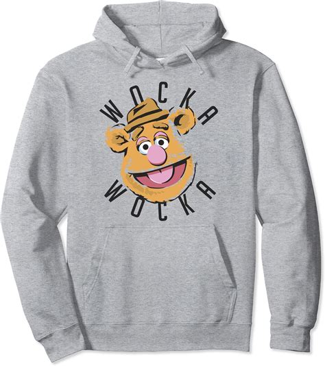 Disney The Muppets Fozzie Bear Wocka Wocka Big Face Pullover Hoodie